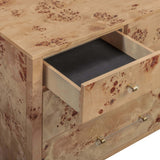 Brandyss 62" Burl 7-Drawer Dresser - View 17