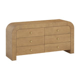 Hump 62" Arched 6-Drawer Dresser