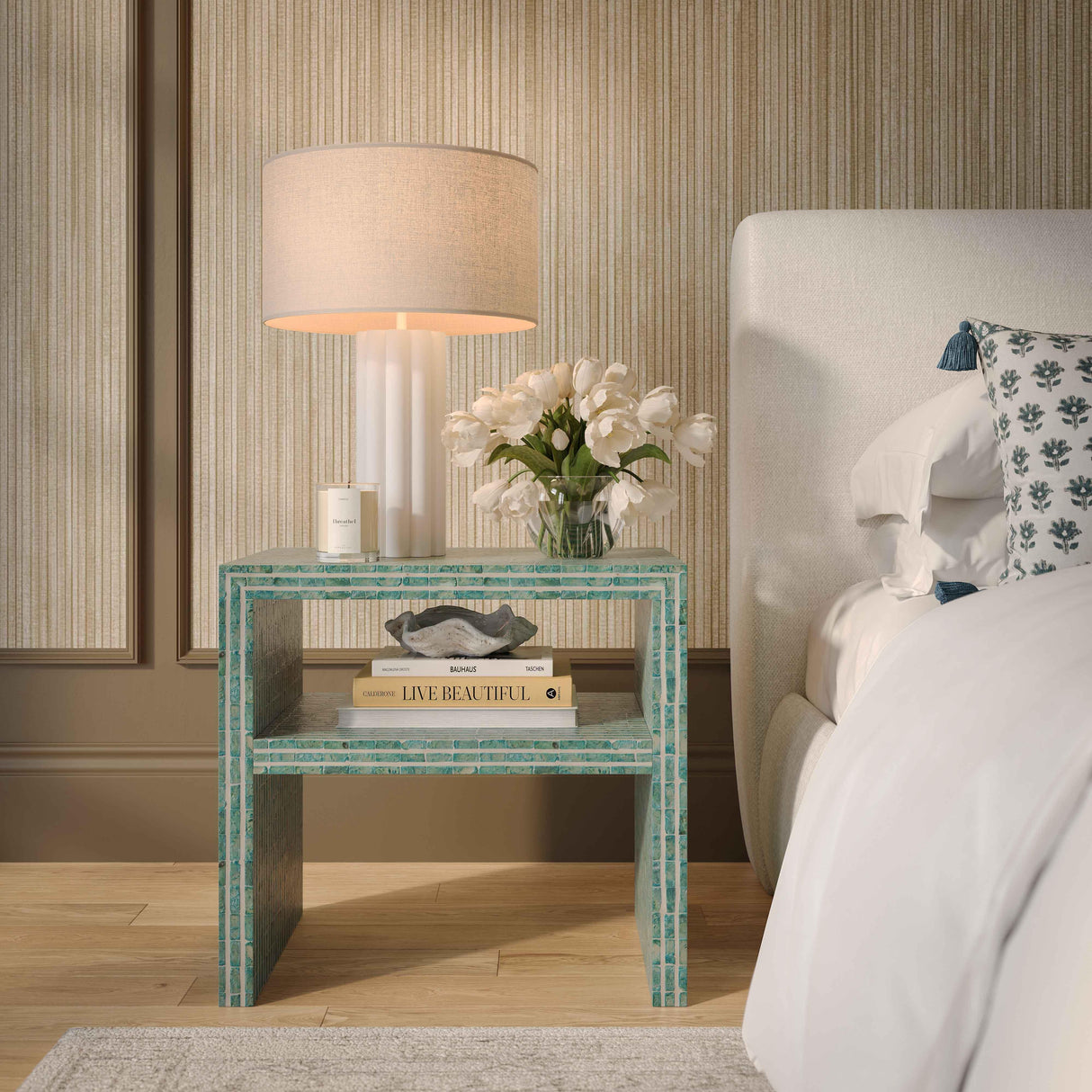 Derry 22" Capiz Shell Nightstand