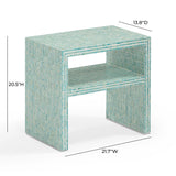 Derry 22" Capiz Shell Nightstand - View 5