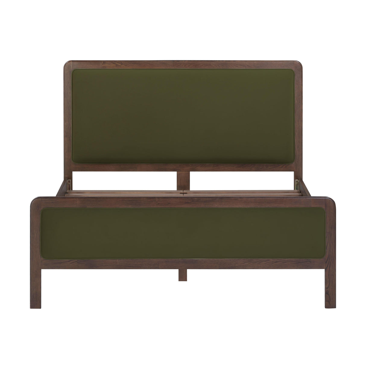 Hella Velvet and Ash Wood Bed