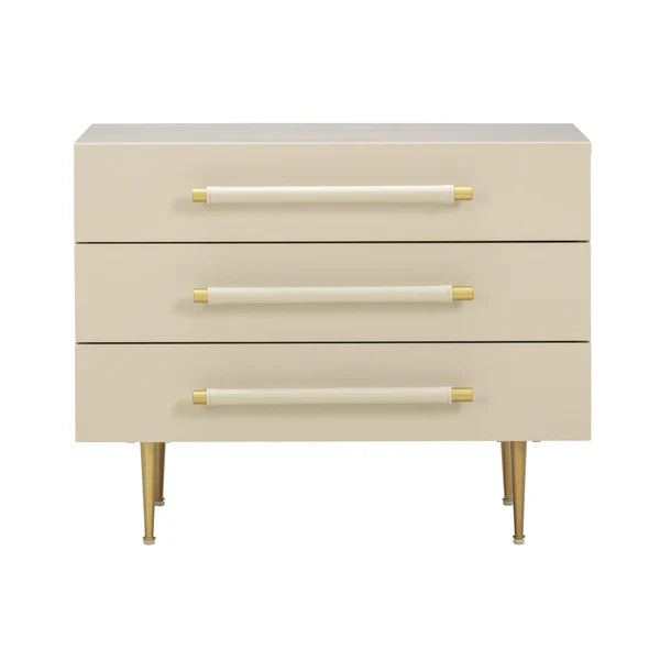 Trident Black Nightstand