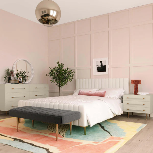 Trident Black Nightstand