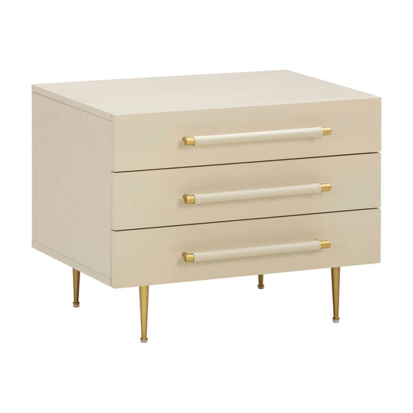 Trident Black Nightstand