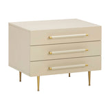 Trident Black Nightstand