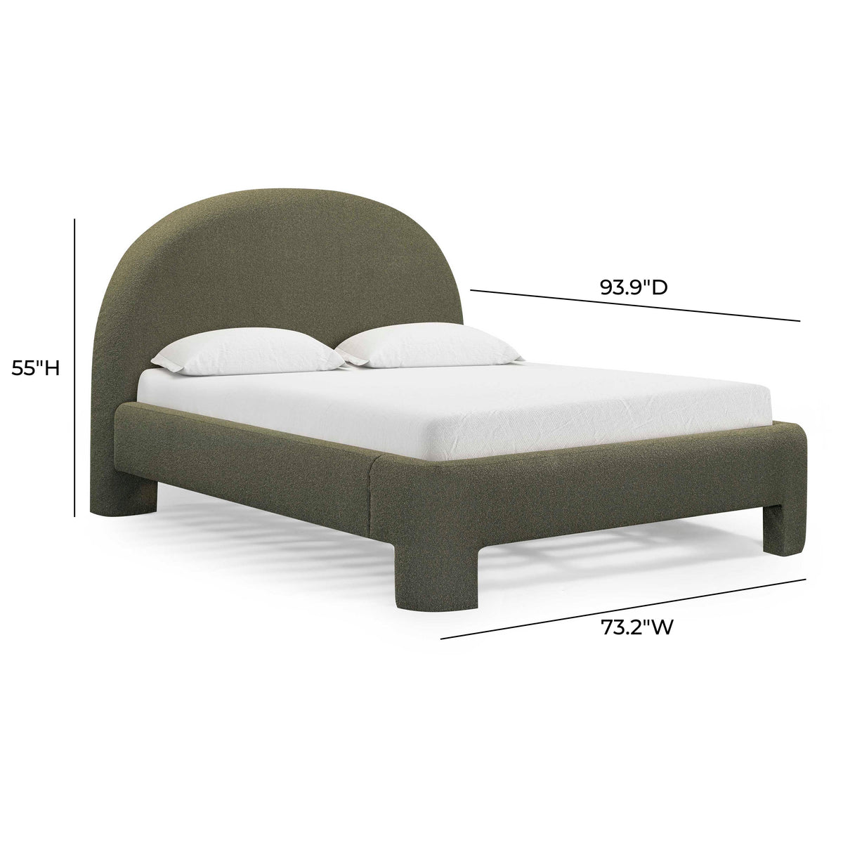 Orphea Performance Boucle Bed - View 5