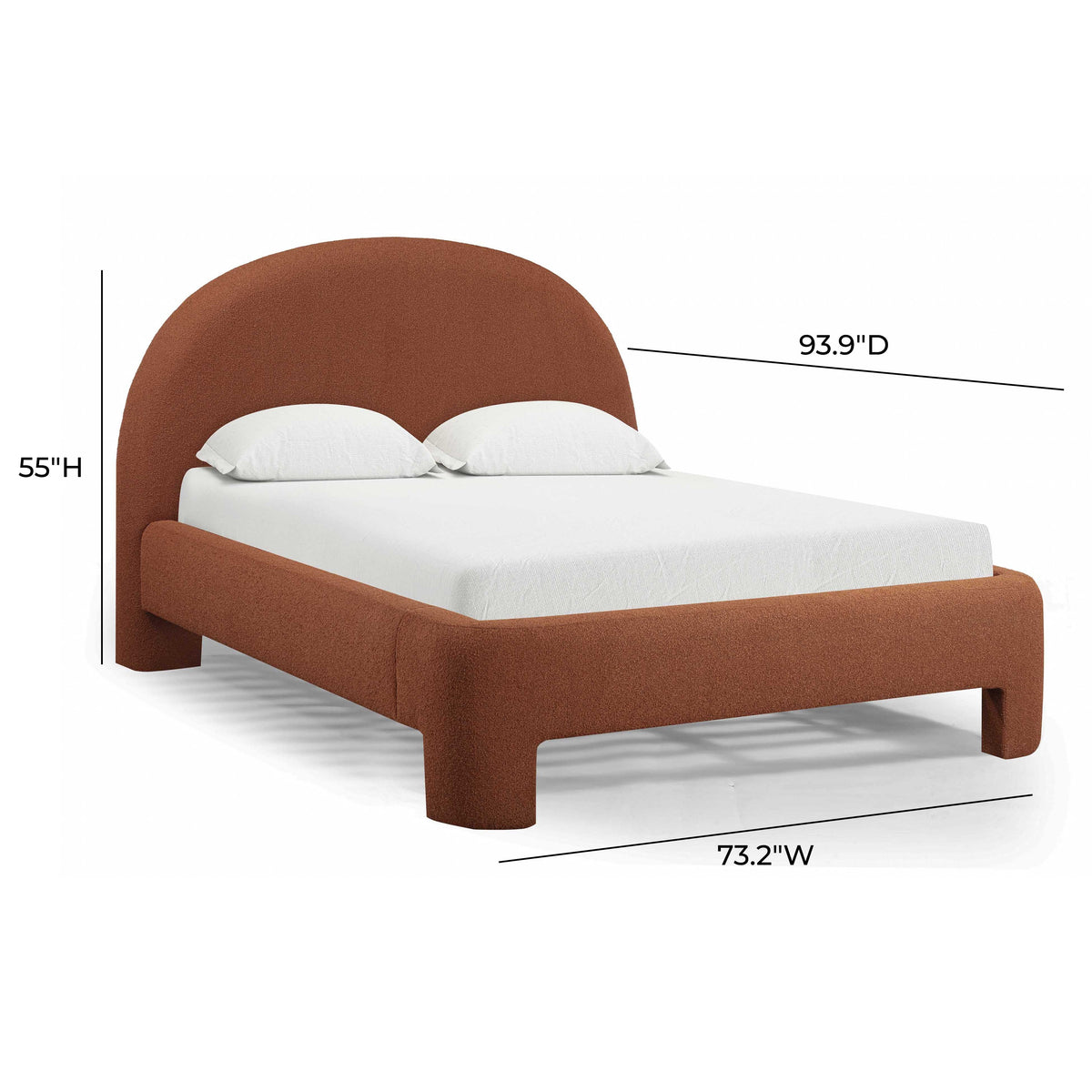 Orphea Performance Boucle Bed - View 30