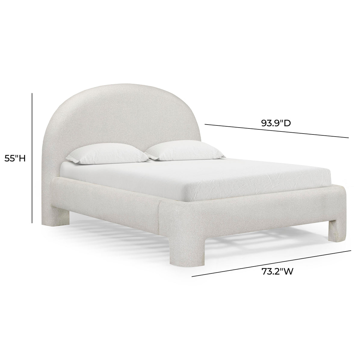 Orphea Performance Boucle Bed - View 49
