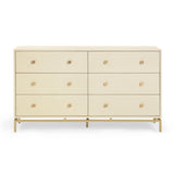 Pesce 57" Shagreen 6 Drawer Dresser
