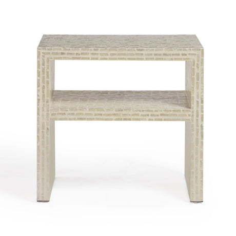 Derry 22" Capiz Shell Nightstand - View 19