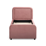 Briella Twin Bed styled in a contemporary guest room setting
