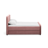 Corner joint construction and tailored fabric stitching on the Briella Daybed