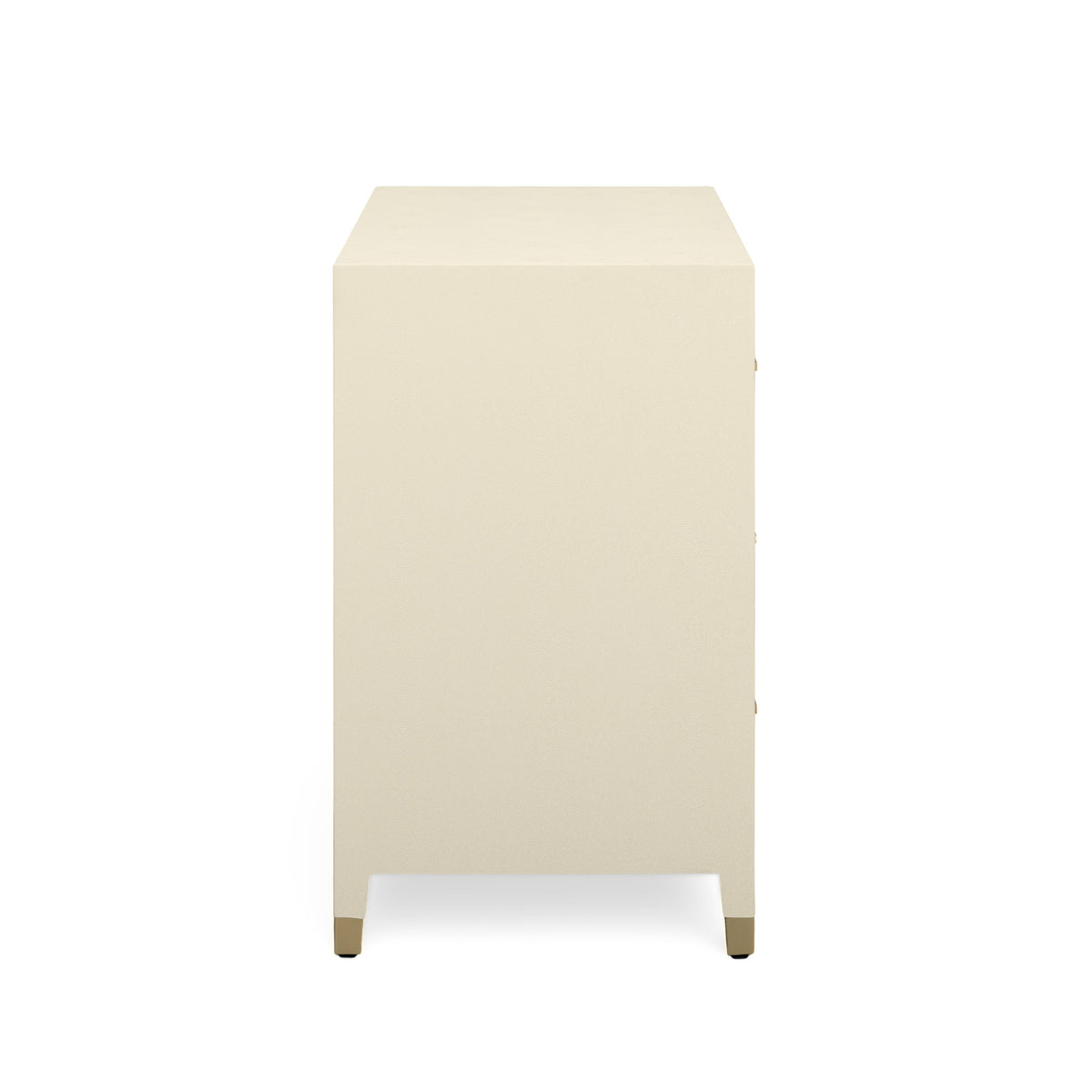 Dani 62" Cream Faux Shagreen 6-Drawer Dresser - View 7