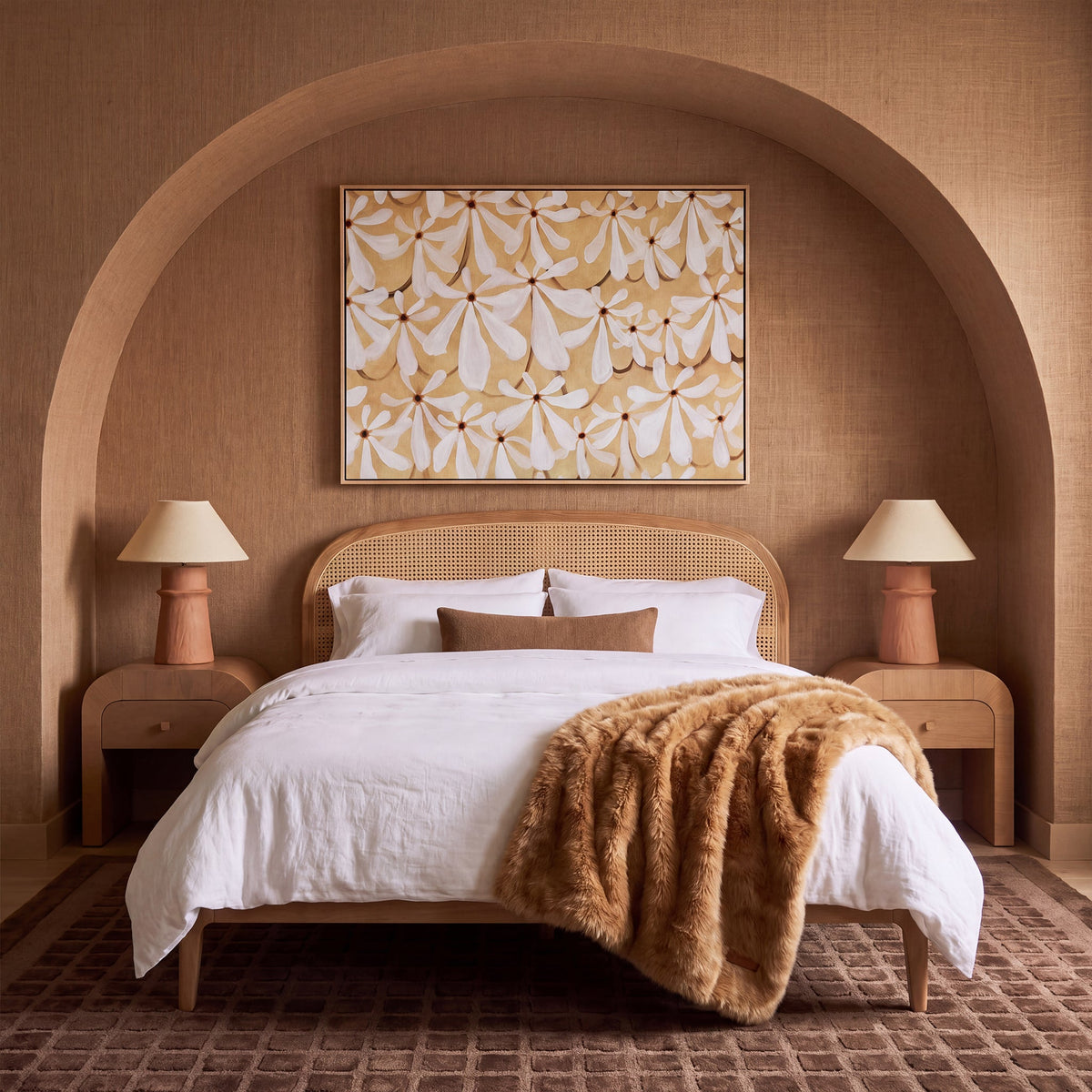 Mico Natural Rattan Bed - View 1