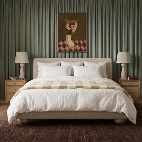 Rayne Textured Fabric Bed - View 2