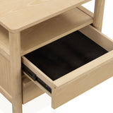 Tyra 22" Ash 2-Drawer Nightstand - View 5