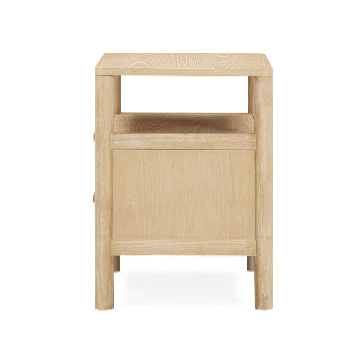 Tyra 22" Ash 2-Drawer Nightstand - View 7
