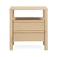 Tyra 22" Ash 2-Drawer Nightstand - View 2