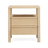 Tyra 22" Ash 2-Drawer Nightstand - View 2