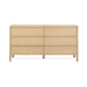 Tyra 62" Ash 6-Drawer Dresser - View 2