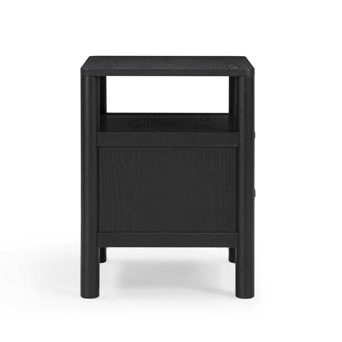 Tyra 22" Ash 2-Drawer Nightstand - View 12