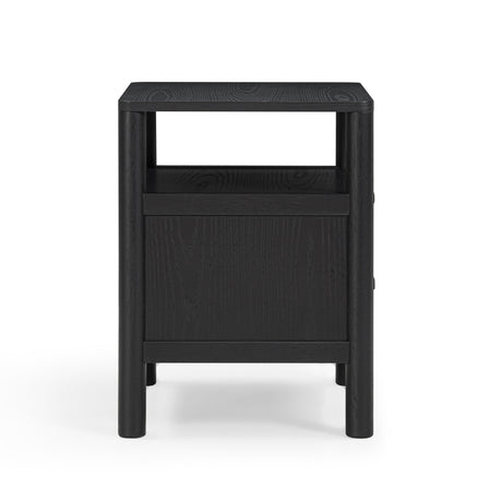 Tyra 22" Ash 2-Drawer Nightstand - View 12