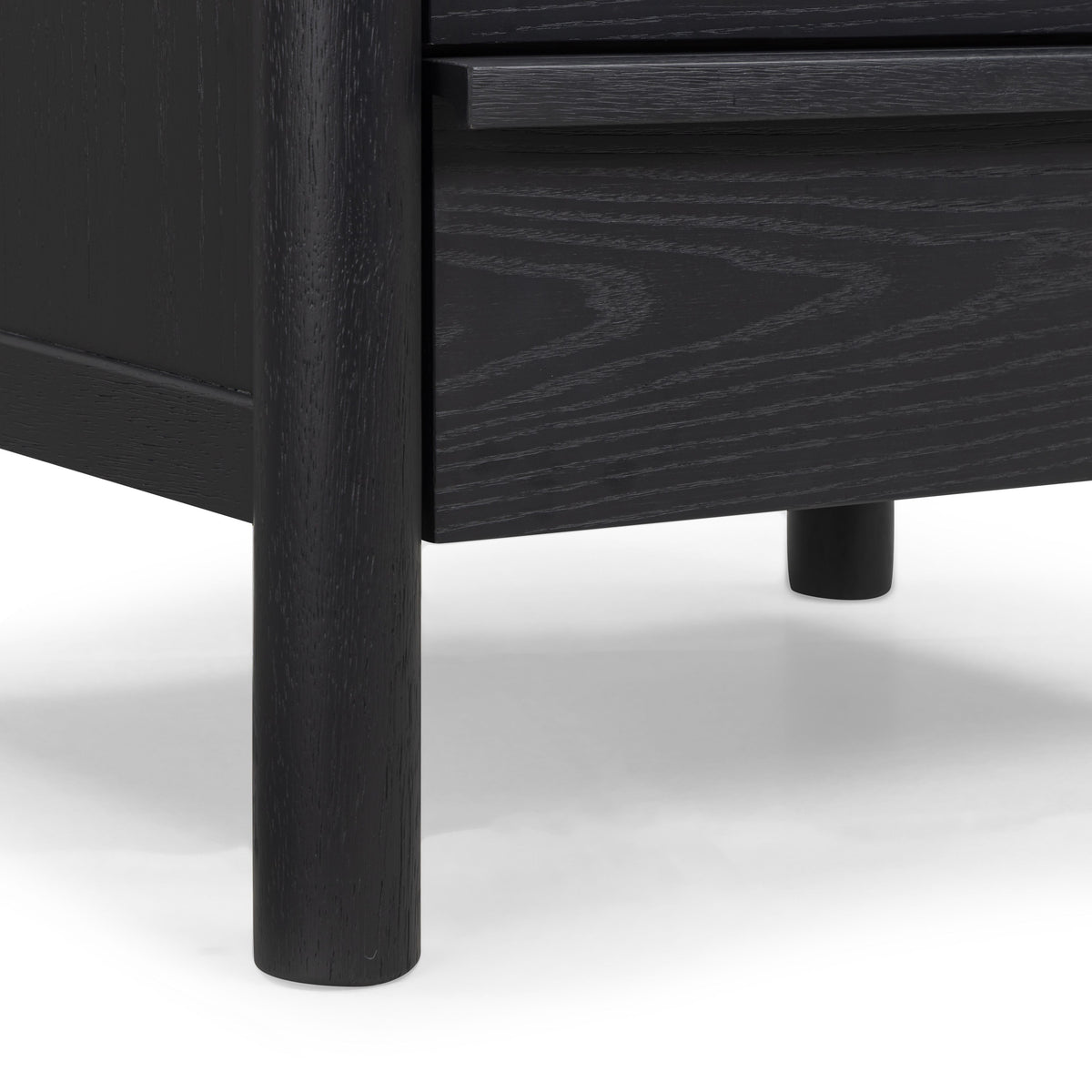 Tyra 22" Ash 2-Drawer Nightstand - View 14