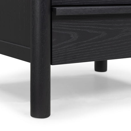 Tyra 22" Ash 2-Drawer Nightstand - View 14