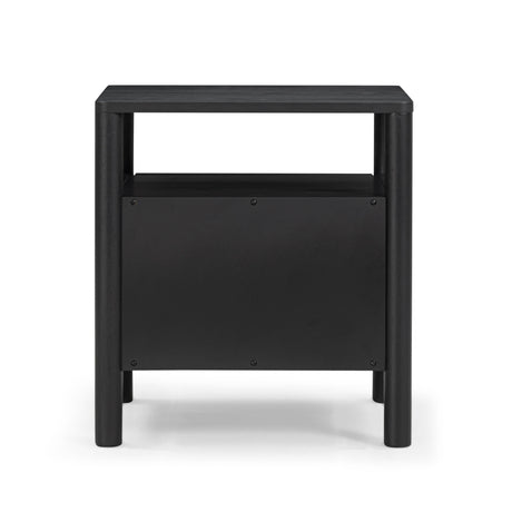 Tyra 22" Ash 2-Drawer Nightstand - View 15