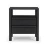 Tyra 22" Ash 2-Drawer Nightstand - View 1
