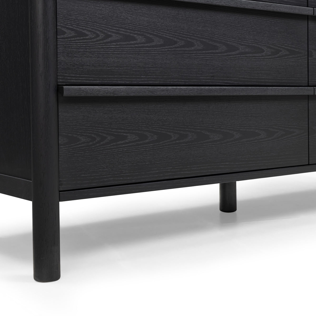 Tyra 62" Ash 6-Drawer Dresser - View 12
