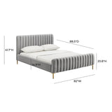 Angela Blush Bed in Queen