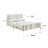 Angela Blush Bed in Queen
