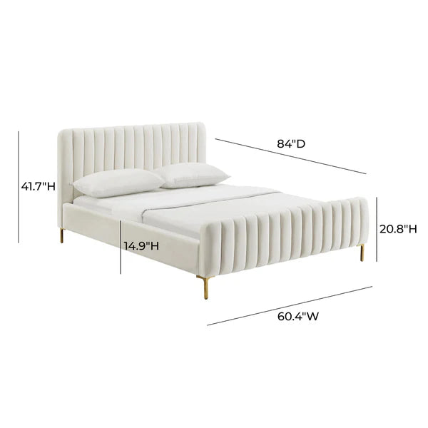 Angela Blush Bed in Queen