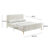 Angela Blush Bed in Queen