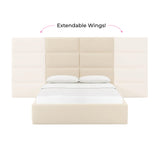 Eliana Performance Velvet Headboard Wings - View 25