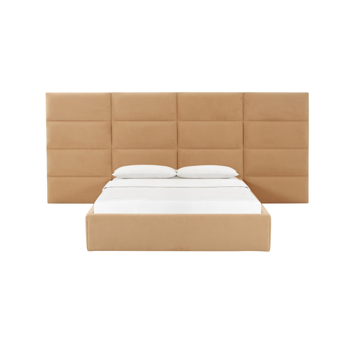 Eliana Performance Velvet Headboard Wings - View 10