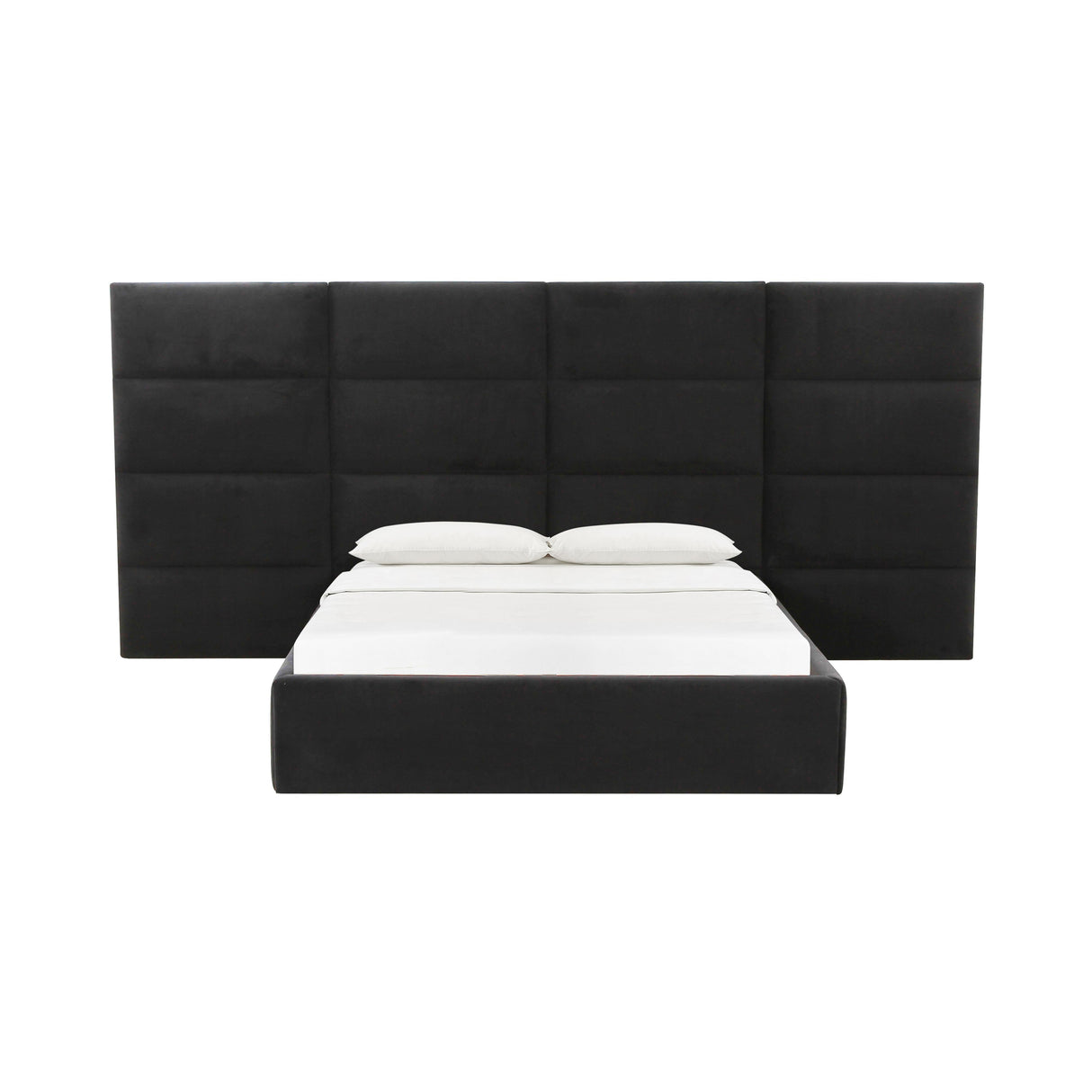 Eliana Velvet Bed with Wings