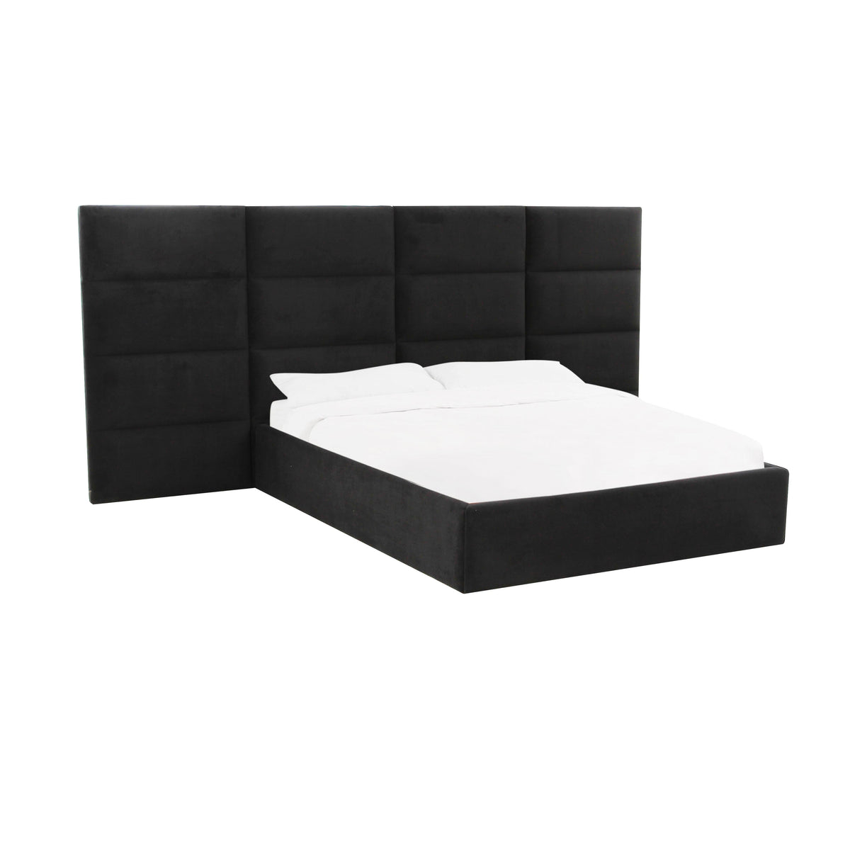 Eliana Performance Velvet Headboard Wings - View 36