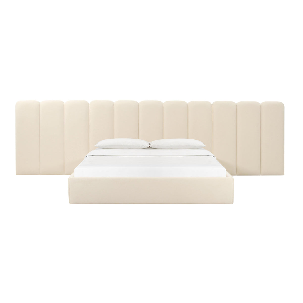 Palani Performance Velvet Headboard Wings - View 3