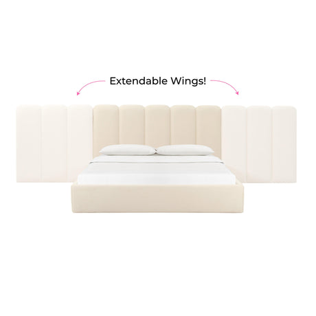 Palani Performance Velvet Headboard Wings - View 4