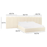Palani Performance Velvet Headboard Wings - View 6