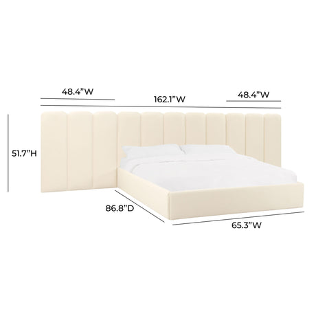 Palani Performance Velvet Headboard Wings - View 6