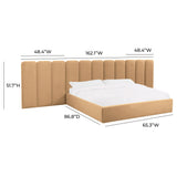 Palani Performance Velvet Headboard Wings - View 11