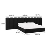 Palani Performance Velvet Headboard Wings - View 18