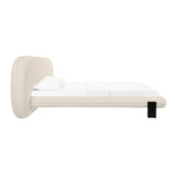 Ophelia Cream Faux Wool Bed