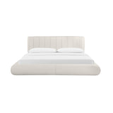 Karol Cream Performance Vegan Leather Bed