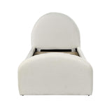 Moon Cream Boucle Twin Trundle Bed