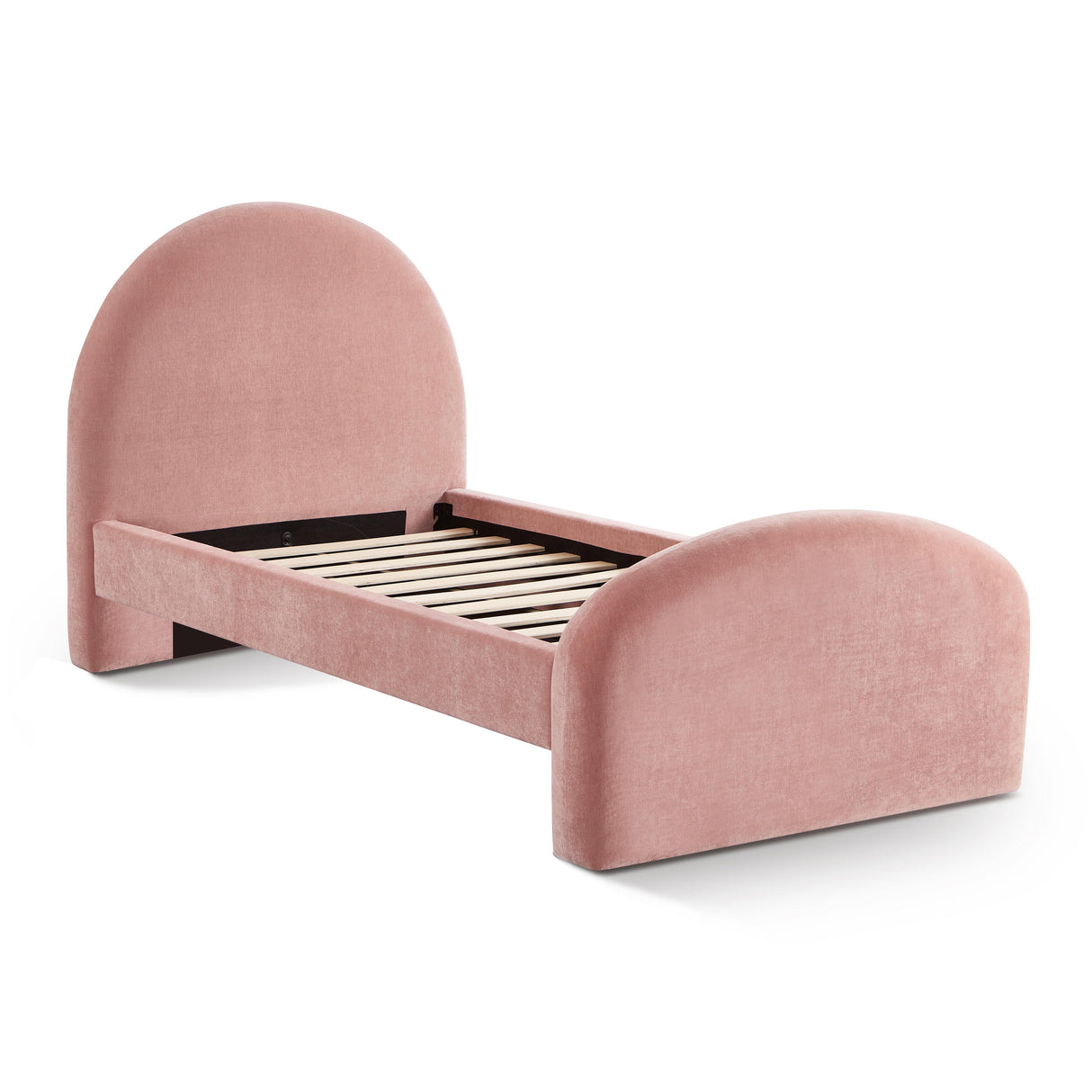 Moon Rose Upcycled Chenille Twin Bed