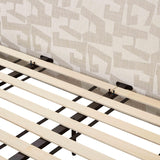 Isla Cream Jacquard Pattern Bed